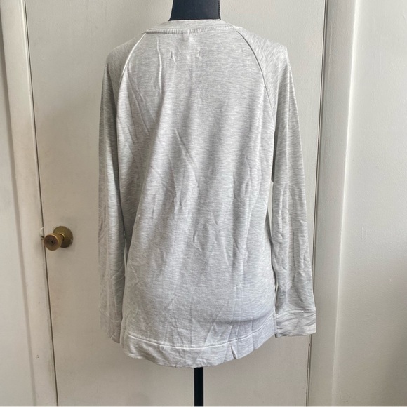 Lou & Grey Light Grey Medium Crewneck Sweater - Picture 4 of 6